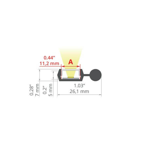 LED Alu-Profil POLI